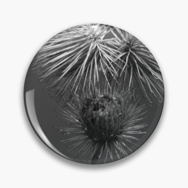 Item preview, Dried Wildflower Closeup Vertical Black And White designed and sold by eddiebarronshop.