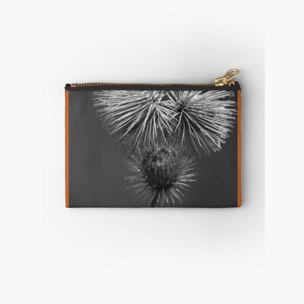 Item preview, Dried Wildflower Closeup Vertical Black And White designed and sold by eddiebarronshop.