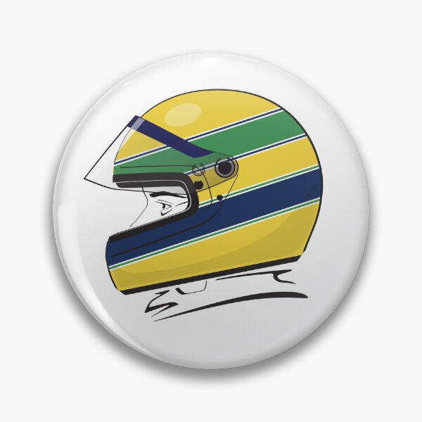 Item preview, Ayrton Senna Helmet designed and sold by SpeedyHeros.