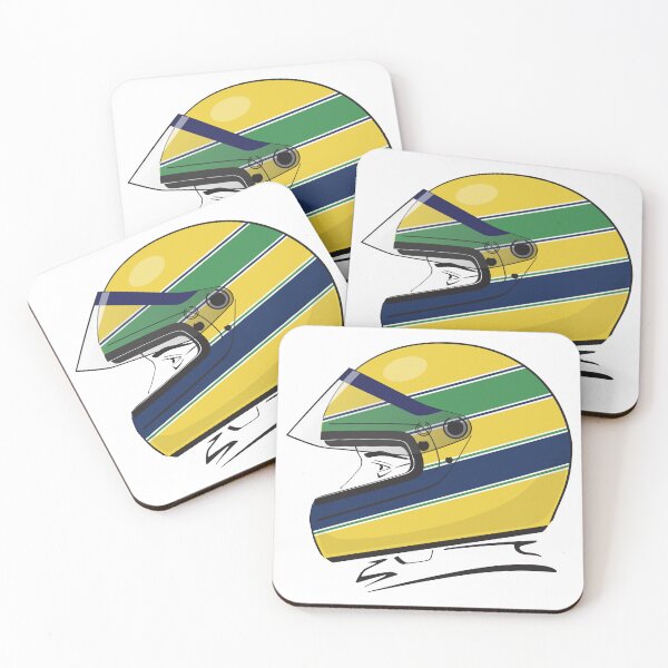 Item preview, Ayrton Senna Helmet designed and sold by SpeedyHeros.