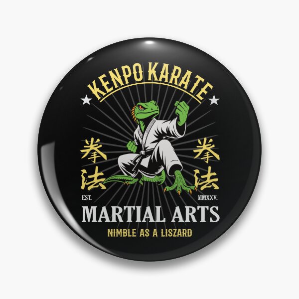 Item preview, Kenpo Karate Lizard - Nimble as a Lizard designed and sold by RetroMaritalArt.