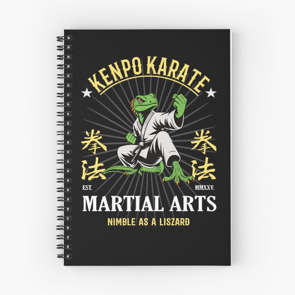 Item preview, Kenpo Karate Lizard - Nimble as a Lizard designed and sold by RetroMaritalArt.