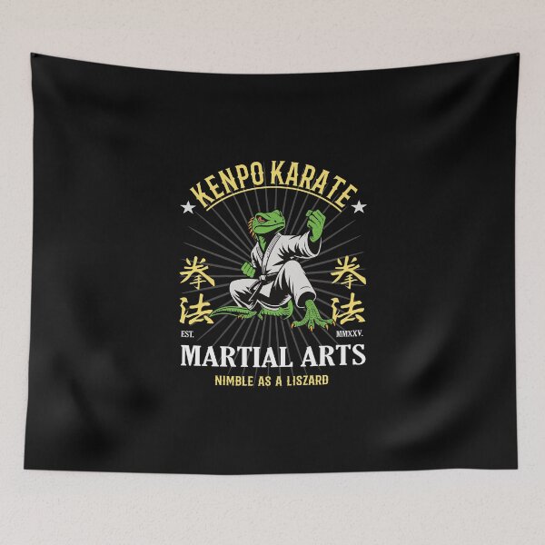 Item preview, Kenpo Karate Lizard - Nimble as a Lizard designed and sold by RetroMaritalArt.