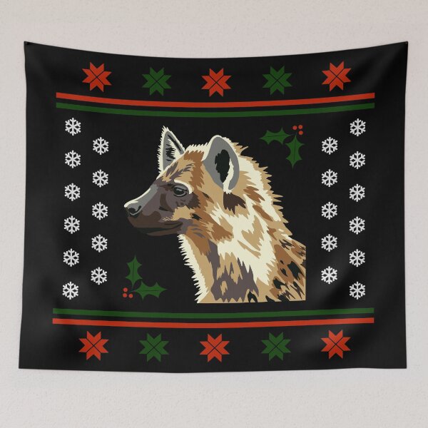 Item preview, Ugly Christmas Sweater - Hyena designed and sold by GeoCreate.