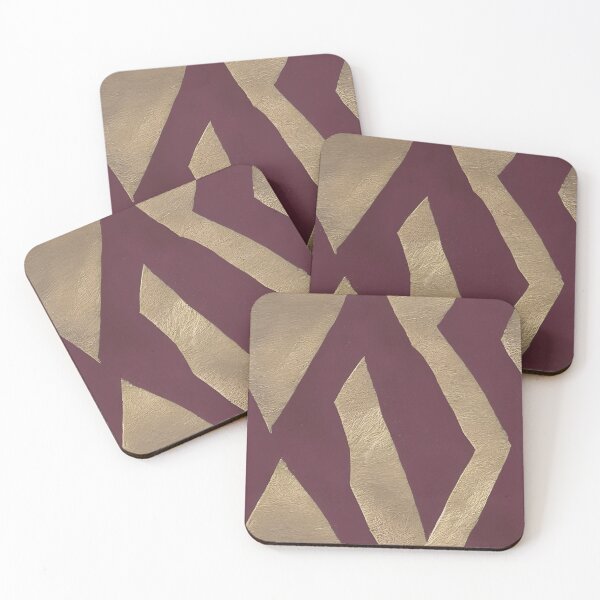 Item preview, Maroon and Gold Zigzag designed and sold by FemiBiutti.