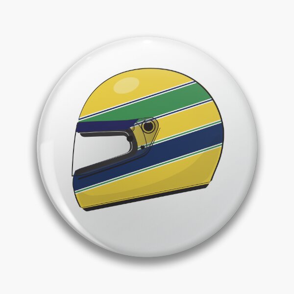 Item preview, Ayrton Senna Helmet designed and sold by SpeedyHeros.