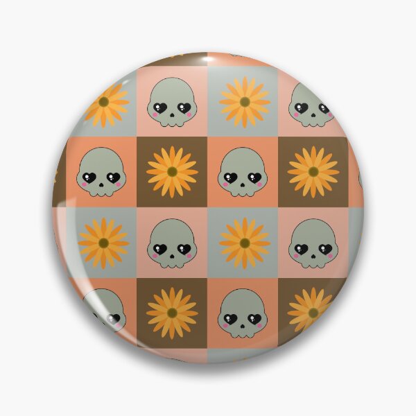 Item preview, Skulls and flowers pattern designed and sold by sasyall.
