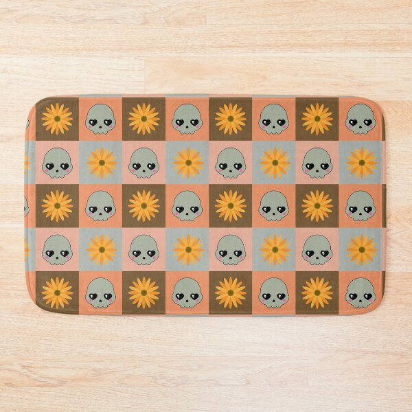 Item preview, Skulls and flowers pattern designed and sold by sasyall.