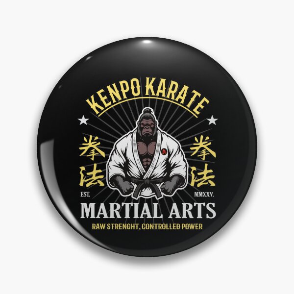 Item preview, Kenpo Karate Gorilla - Raw Strength, Controlled Power designed and sold by RetroMaritalArt.