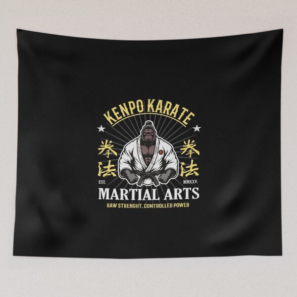 Item preview, Kenpo Karate Gorilla - Raw Strength, Controlled Power designed and sold by RetroMaritalArt.