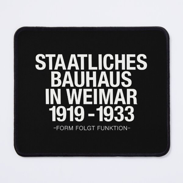 Item preview, Bauhaus Tribute Logo – Weimar Era Design designed and sold by Boogosh.