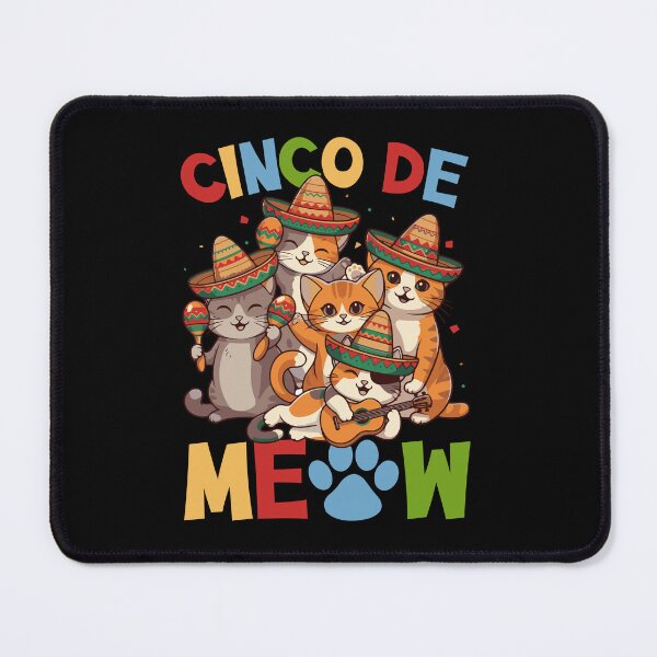 Item preview, Cinco De Meow Mariachi - Cats Cinco de Mayo Celebration designed and sold by Belhbib Art ⭐⭐⭐⭐⭐.