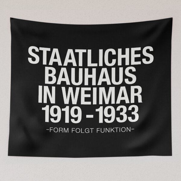 Item preview, Bauhaus Tribute Logo – Weimar Era Design designed and sold by Boogosh.