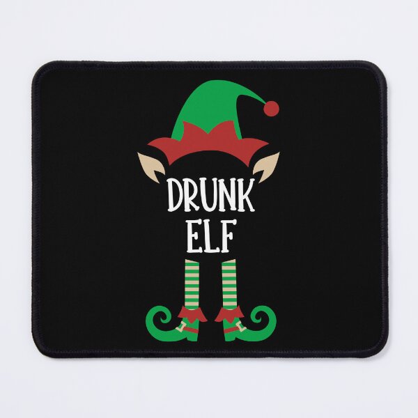 Item preview, Drunk elf Christmas Funny Design designed and sold by PNGShop.