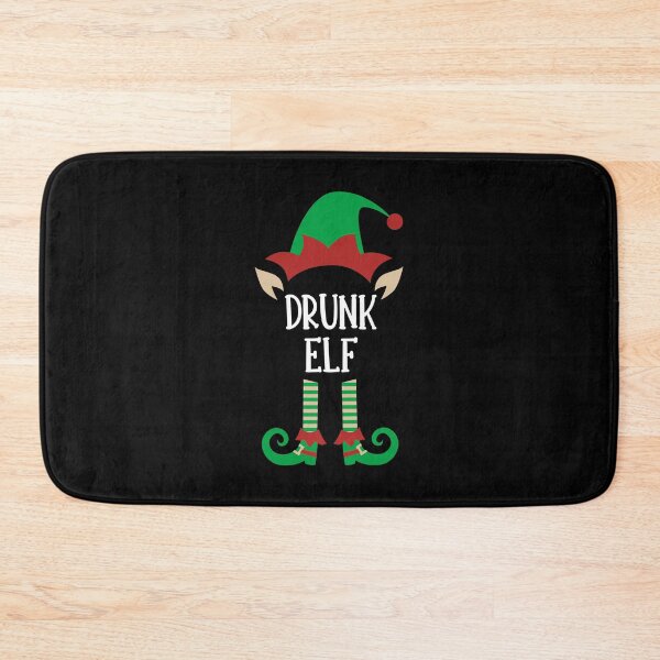 Item preview, Drunk elf Christmas Funny Design designed and sold by PNGShop.