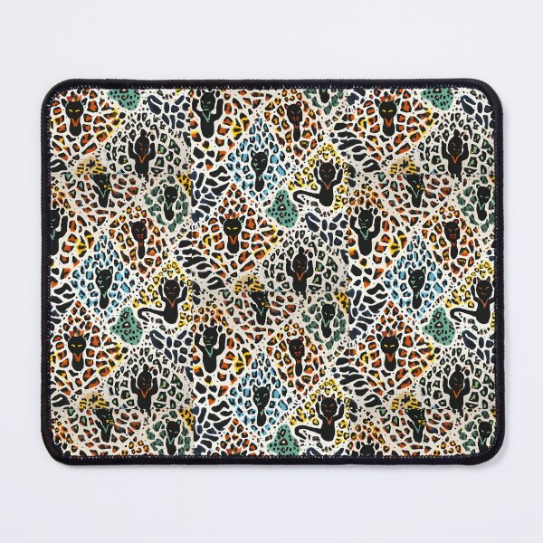 Item preview, Modern Tribal: Playful Leopard Pattern in Red, Blue, and Yellow designed and sold by AmuraLumina.