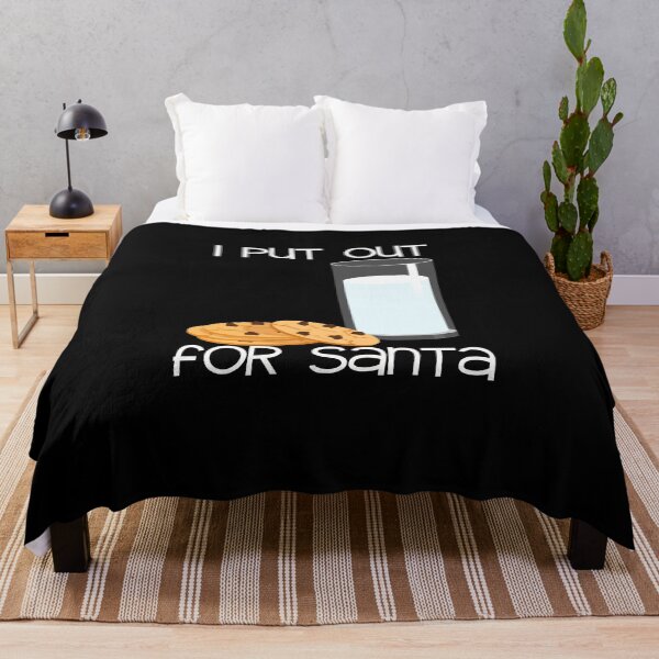 Item preview, I Put Out Cookie And Milk For Santa Christmas Design designed and sold by PNGShop.