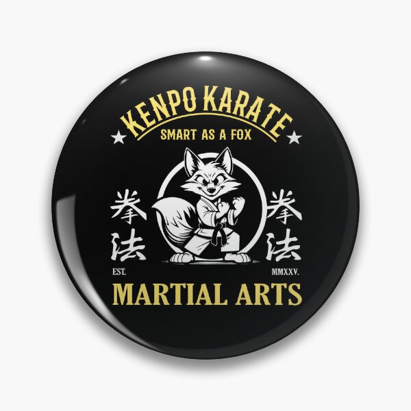 Item preview, Kenpo Karate Fox - Smart as a Fox designed and sold by RetroMaritalArt.