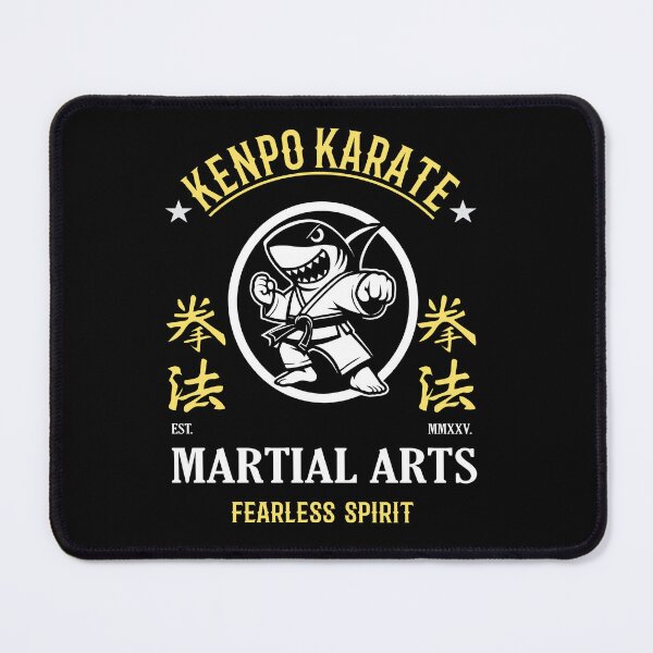 Item preview, Kenpo Karate Shark - Fearless Spirit - cool shark and martial arts design designed and sold by RetroMaritalArt.