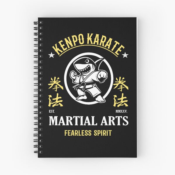 Item preview, Kenpo Karate Shark - Fearless Spirit - cool shark and martial arts design designed and sold by RetroMaritalArt.