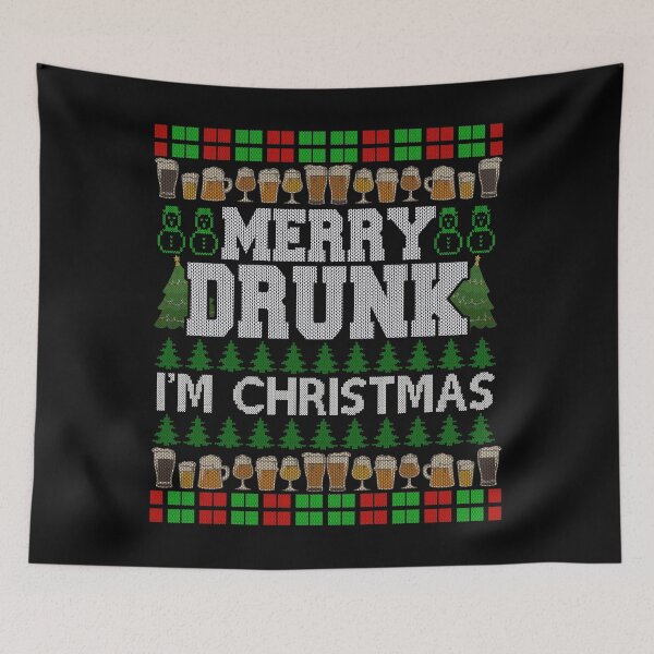 Item preview, Merry Drunk Im Christmas Ugly Christmas Sweater Design designed and sold by PNGShop.