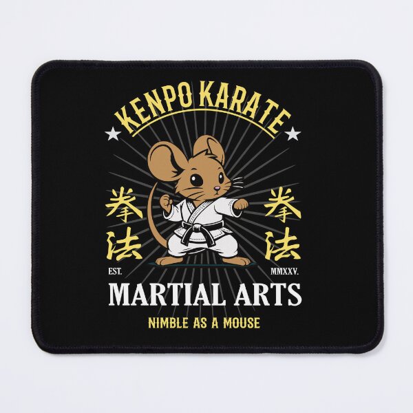 Item preview, Kenpo Karate Mouse - Nimble as a Mouse designed and sold by RetroMaritalArt.
