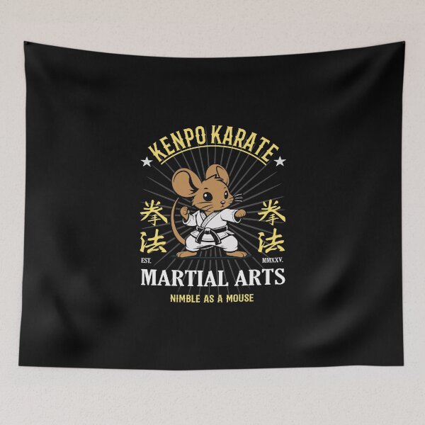 Item preview, Kenpo Karate Mouse - Nimble as a Mouse designed and sold by RetroMaritalArt.