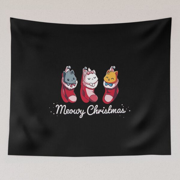 Item preview, Meowy Christmas designed and sold by Playful-Monster.
