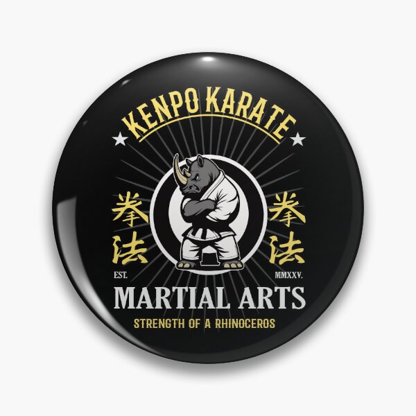 Item preview, Kenpo Karate Rhinoceros - Strength of a Rhinoceros designed and sold by RetroMaritalArt.