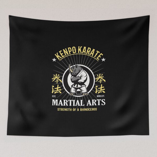 Item preview, Kenpo Karate Rhinoceros - Strength of a Rhinoceros designed and sold by RetroMaritalArt.
