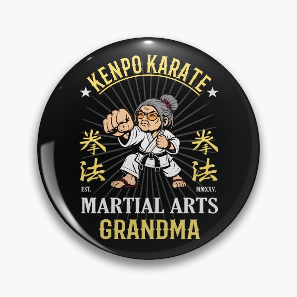 Item preview, Kenpo Karate Grandma - Funny design with the martial arts grandma designed and sold by RetroMaritalArt.