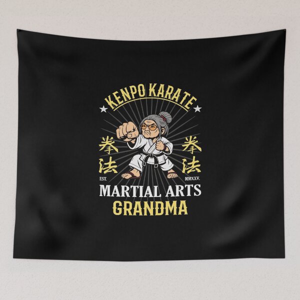 Item preview, Kenpo Karate Grandma - Funny design with the martial arts grandma designed and sold by RetroMaritalArt.