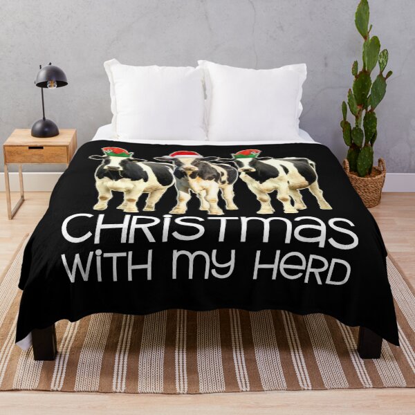 Item preview, Christmas With My Herd Christmas Design designed and sold by PNGShop.