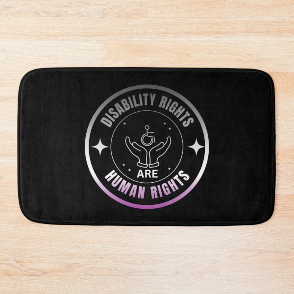 Item preview, Disability Rights Are Human Rights, Asexual pride flag graphic, Motivational, Inspirational, Powerful, Strong, Equal Rights for all,  Love wins, Love is love, Pride, 3rd December,  designed and sold by PrideBeProud.
