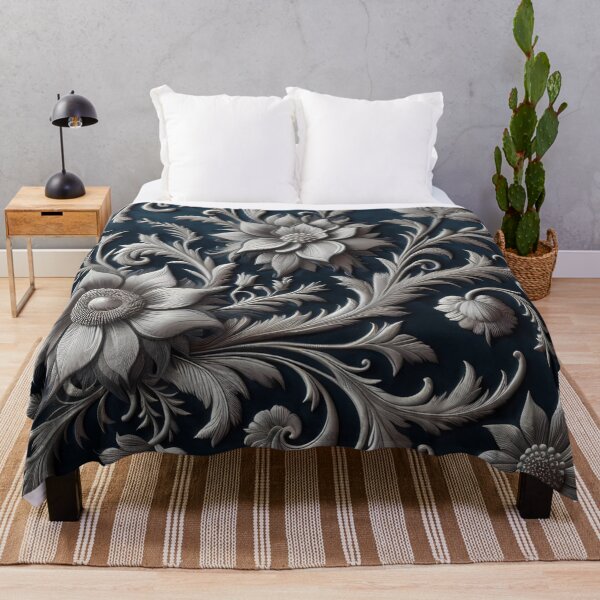 Item preview, Ornate Floral Embossed Pattern designed and sold by aminz4.