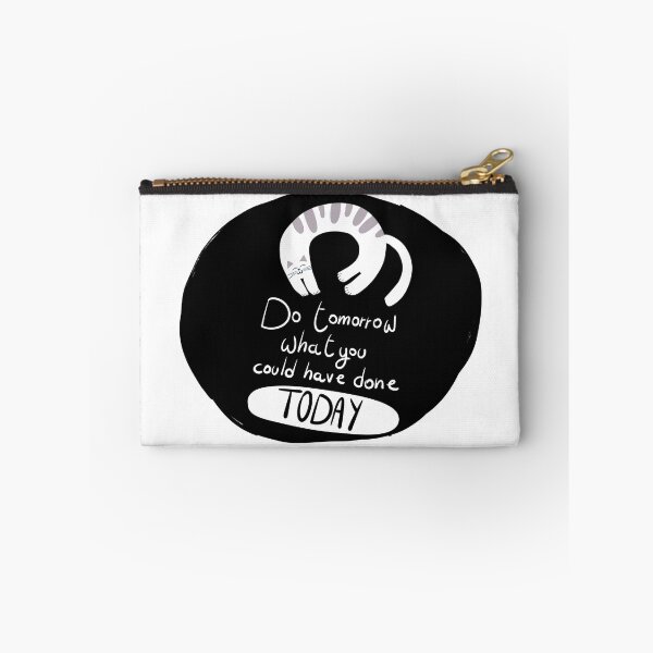 Item preview, The lazy cat quotes  - do tomorrow designed and sold by robyna75.