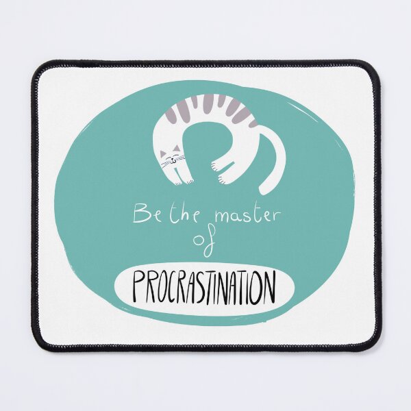 Item preview, The lazy cat quotes  - procrastination green designed and sold by robyna75.