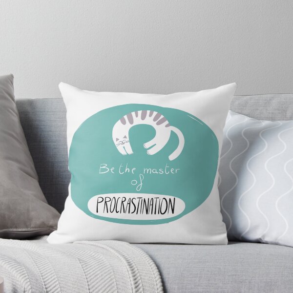 Item preview, The lazy cat quotes - procrastination green designed and sold by robyna75.