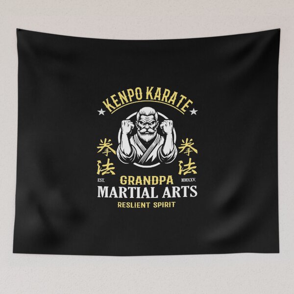 Item preview, Kenpo Karate Grandpa - With the saying: Resilient Spirit designed and sold by RetroMaritalArt.