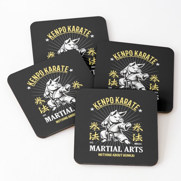 Item preview, Kenpo Karate Pig - With the saying: Nothing About Bunkai designed and sold by RetroMaritalArt.