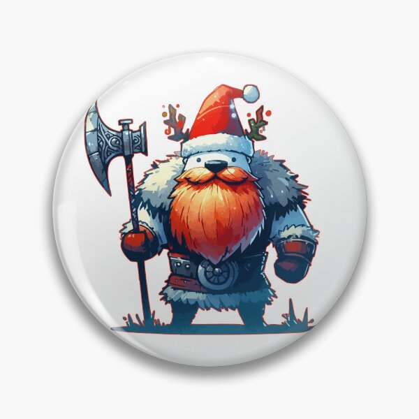 Item preview, Christmas Bearded Bear Viking Funny Xmas designed and sold by TomFrontierArt.