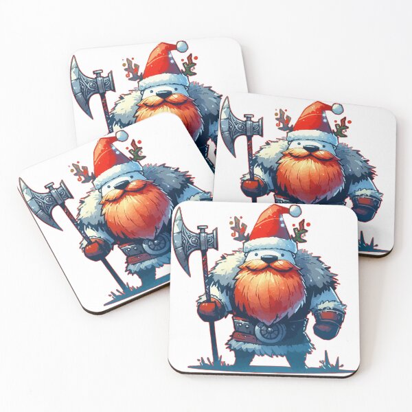 Item preview, Christmas Bearded Bear Viking Funny Xmas designed and sold by TomFrontierArt.