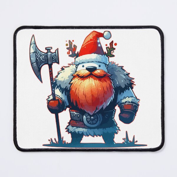 Item preview, Christmas Bearded Bear Viking Funny Xmas designed and sold by TomFrontierArt.