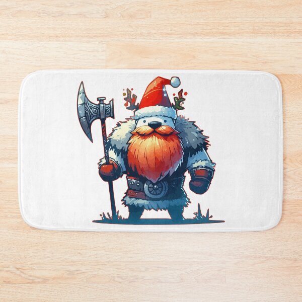 Item preview, Christmas Bearded Bear Viking Funny Xmas designed and sold by TomFrontierArt.