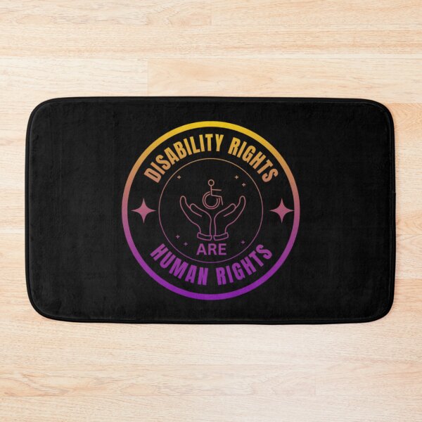 Item preview, Disability Rights Are Human Rights, Intersex pride flag graphic, Motivational, Inspirational, Powerful, Strong, Equal Rights for all,  Love wins, Love is love, Pride, 3rd December,  designed and sold by PrideBeProud.