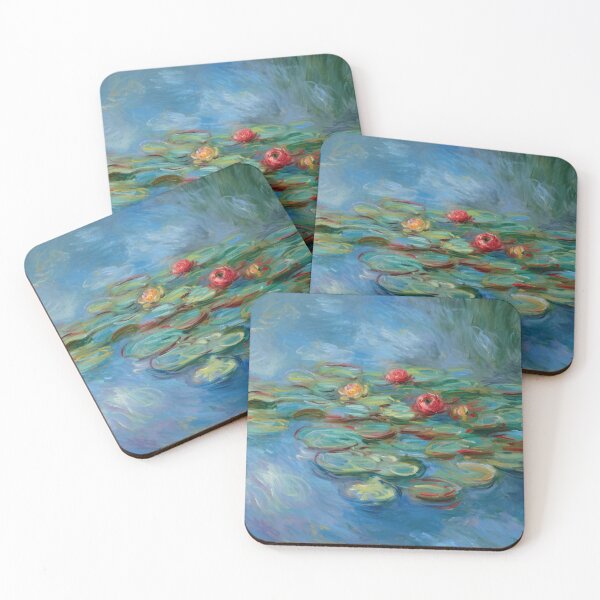 Item preview, Oil Painting Summer Lotus Flowers Lake Artwork Vintage designed and sold by LinhChan.