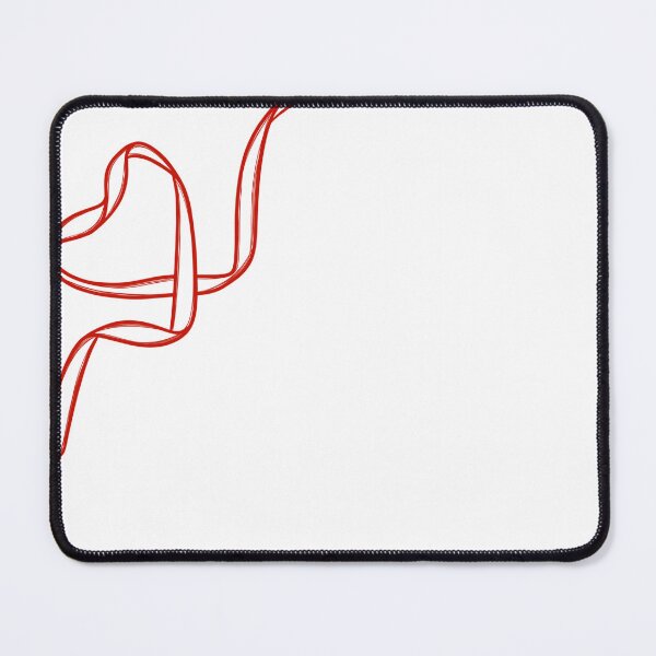 Item preview, Freehand red ribbon heart shape template designed and sold by Sunshine2504.