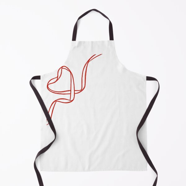 Item preview, Freehand red ribbon heart shape template designed and sold by Sunshine2504.