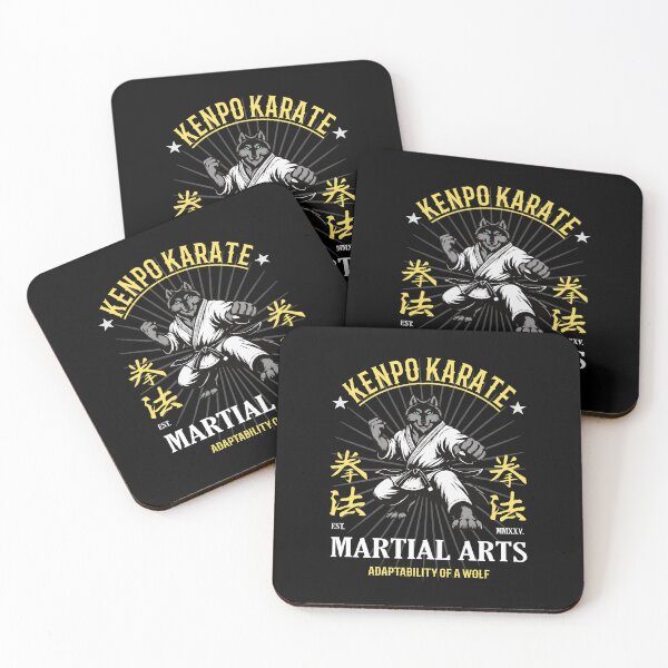 Item preview, Kenpo Karate Wolf - With the saying: Adaptability of a Wolf designed and sold by RetroMaritalArt.