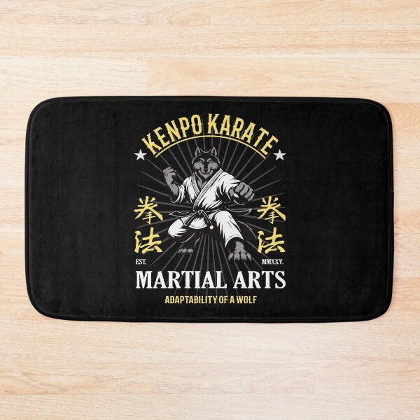 Item preview, Kenpo Karate Wolf - With the saying: Adaptability of a Wolf designed and sold by RetroMaritalArt.